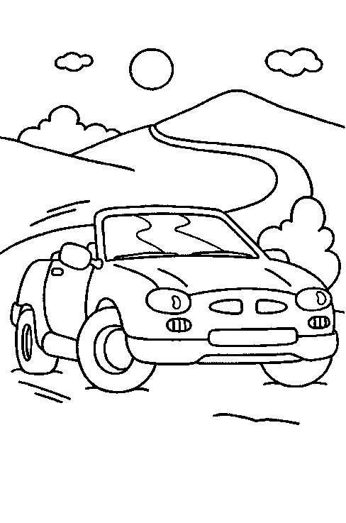 Cars Colouring Pictures 6