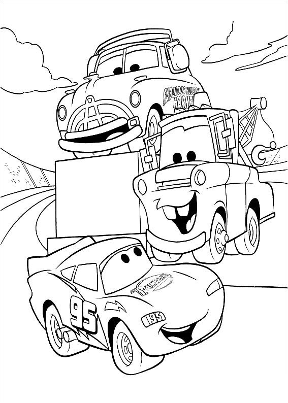 Cars Colouring Pictures 8