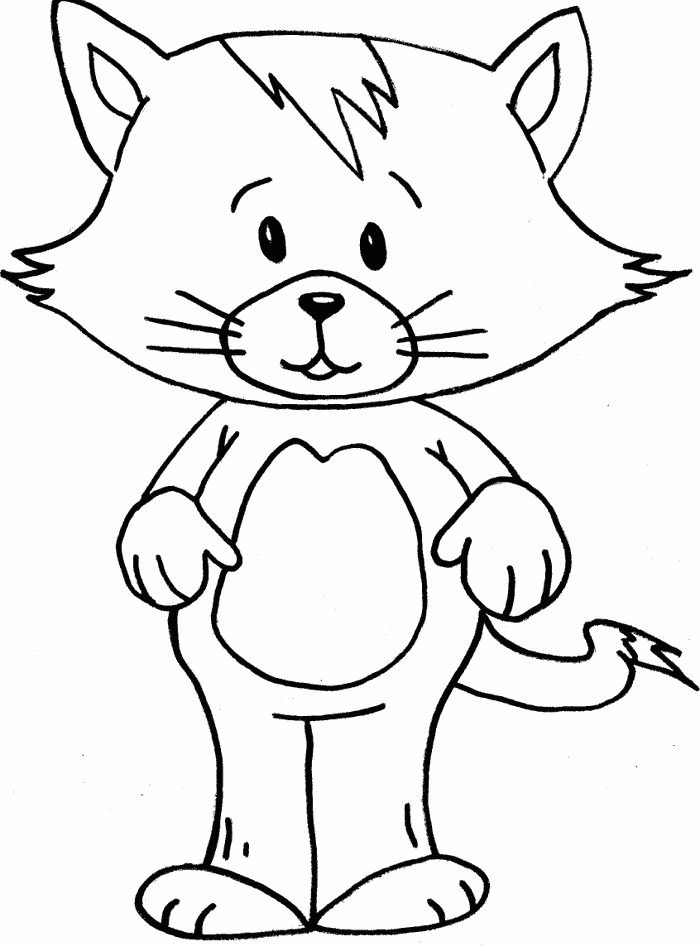 Cat Colouring Pictures 12