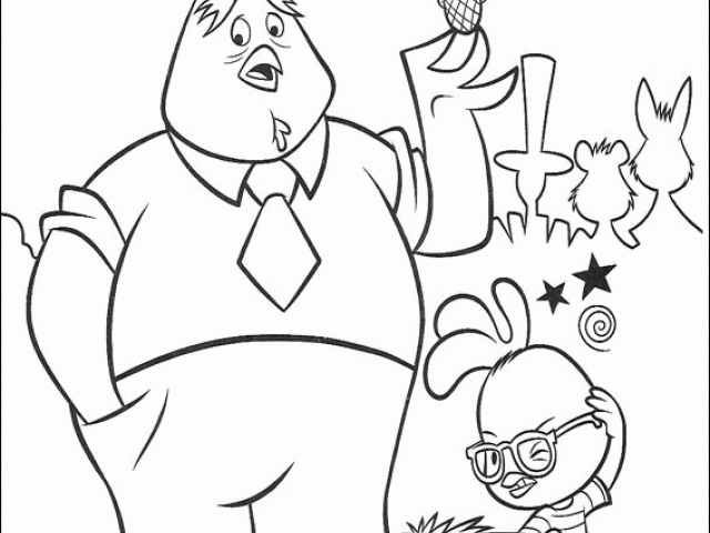 Chicken Little Colouring Pictures 6