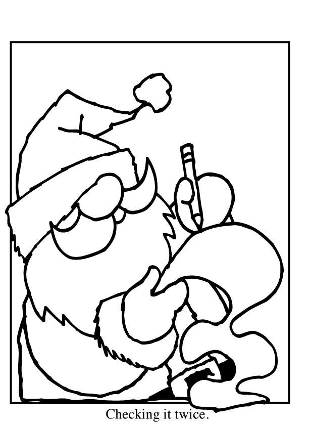 Christmas Colouring Pictures 10