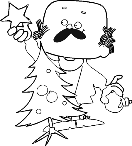 Christmas Colouring Pictures 6