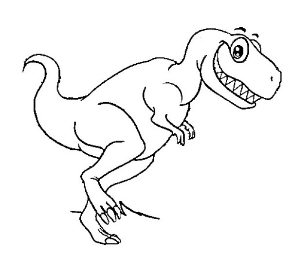 Dinosaur Colouring Pictures 1
