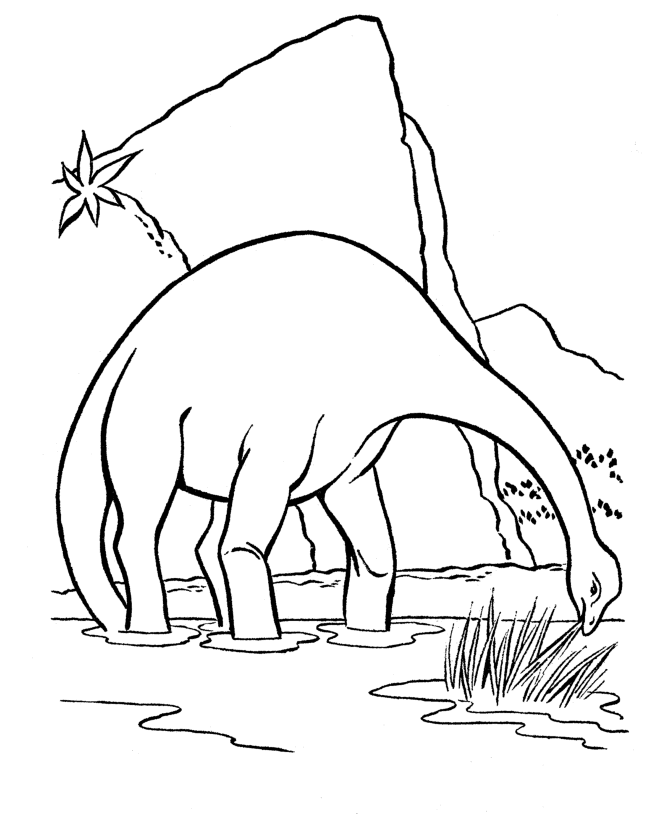 Dinosaur Colouring Pictures 10