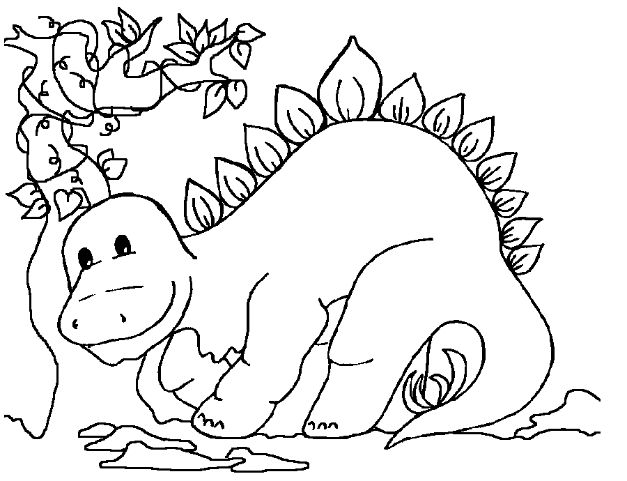 Dinosaur Colouring Pictures 7