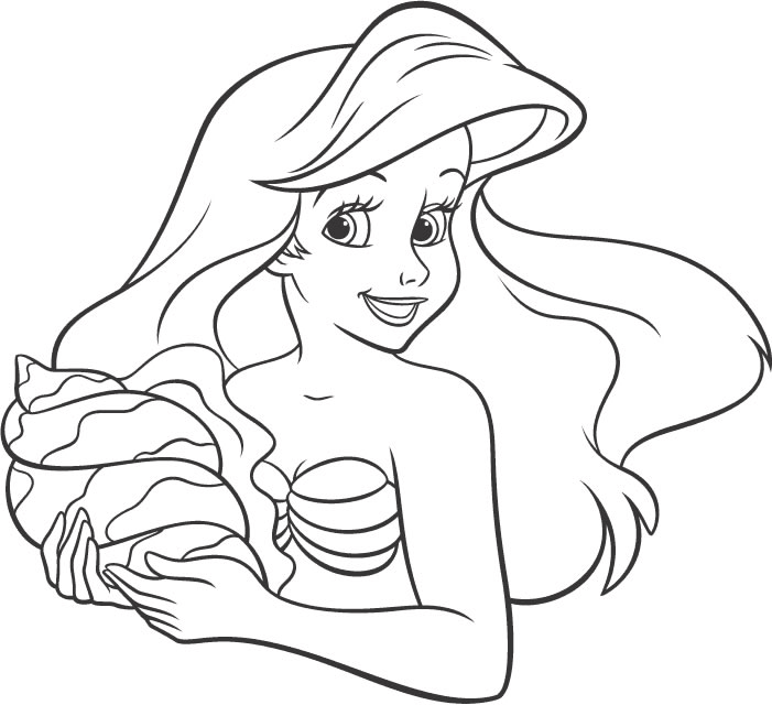 Disney Princess Colouring Pictures 3