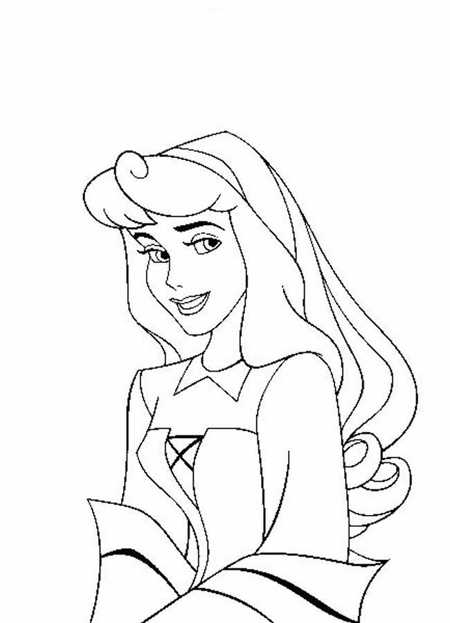 Disney Princess Colouring Pictures 5