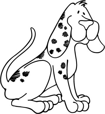 Dog Colouring Pictures 9