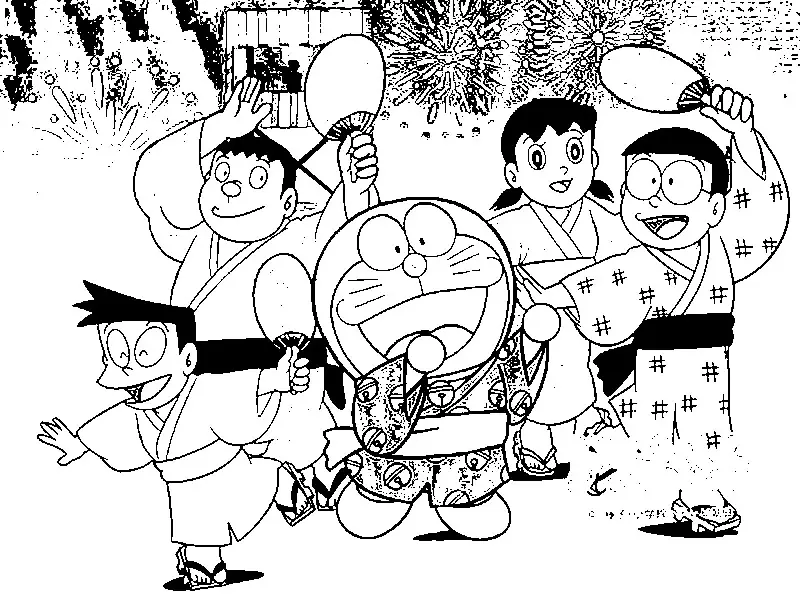 Doraemon Colouring Pictures 8