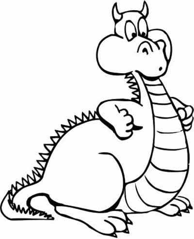 Dragon Colouring Pictures 10