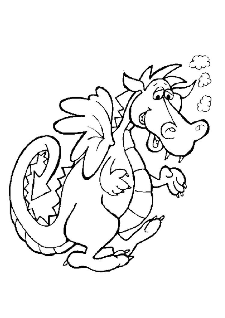Dragon Colouring Pictures 11
