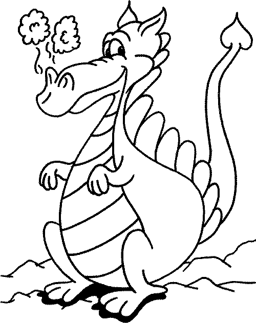 Dragon Colouring Pictures 6