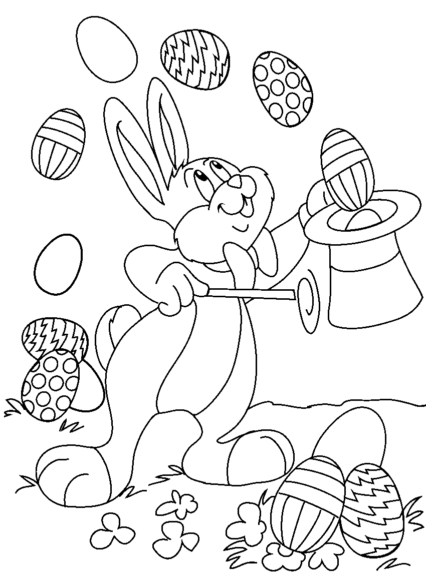 Easter Colouring Pictures 9