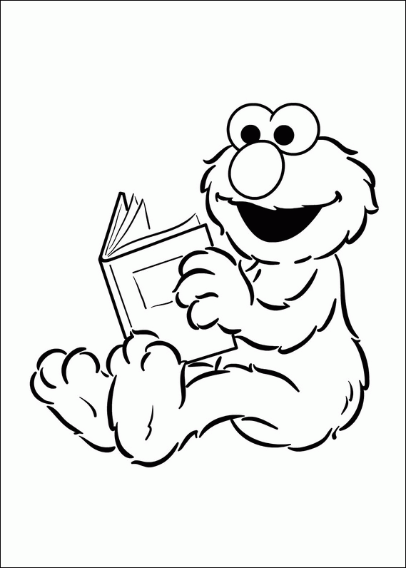 Elmo Colouring Pictures 1
