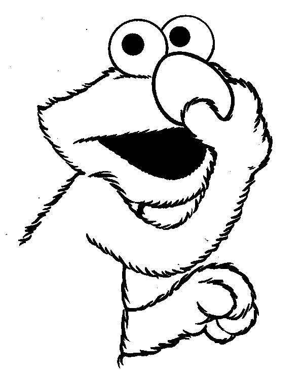 Elmo Colouring Pictures 3