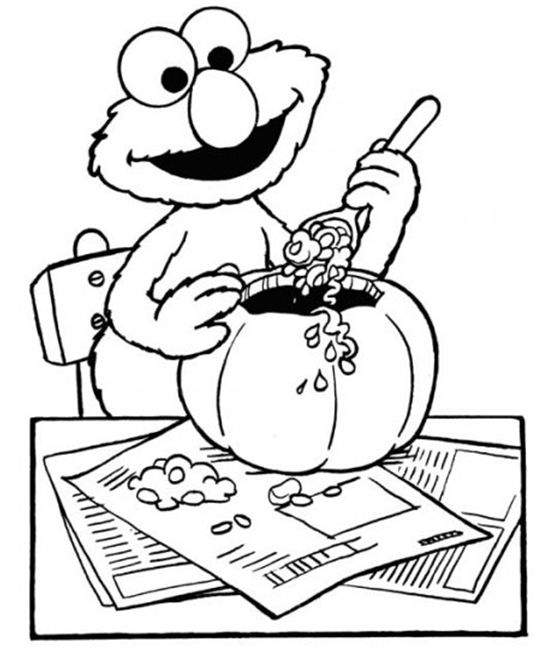 Elmo Colouring Pictures 6