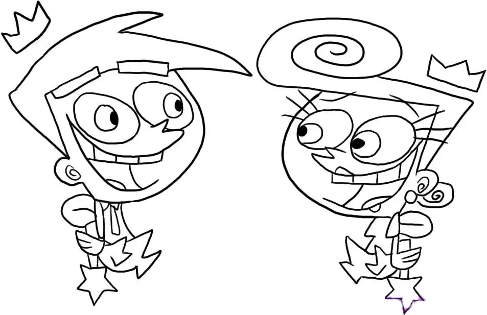 Fairly Odd Parents Colouring Pictures 10