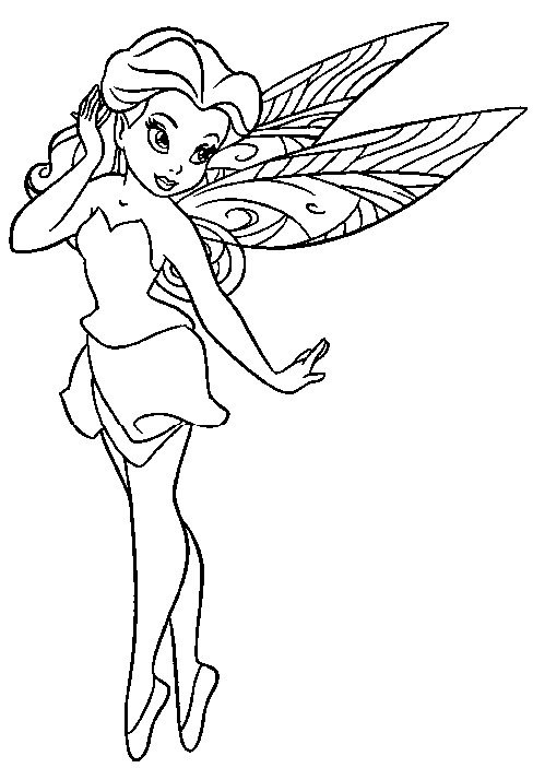 Fairy Colouring Pictures 5