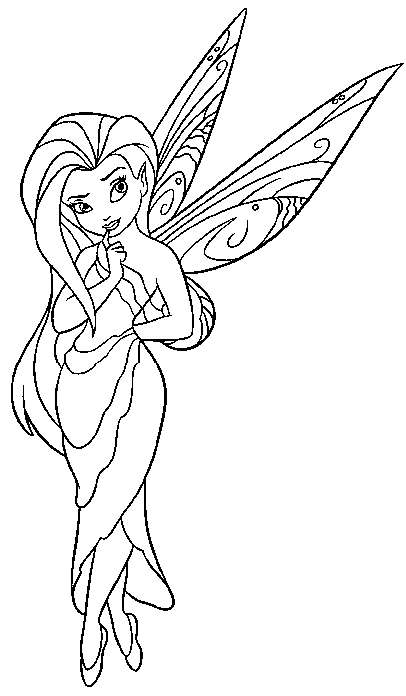 Fairy Colouring Pictures 7