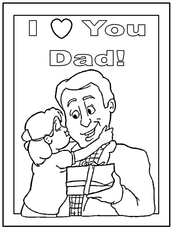 Fathers Day Colouring Pictures 3