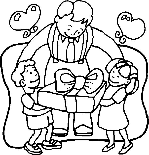 Fathers Day Colouring Pictures 6
