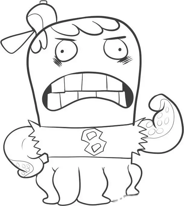 Fish Hooks Colouring Pictures 10