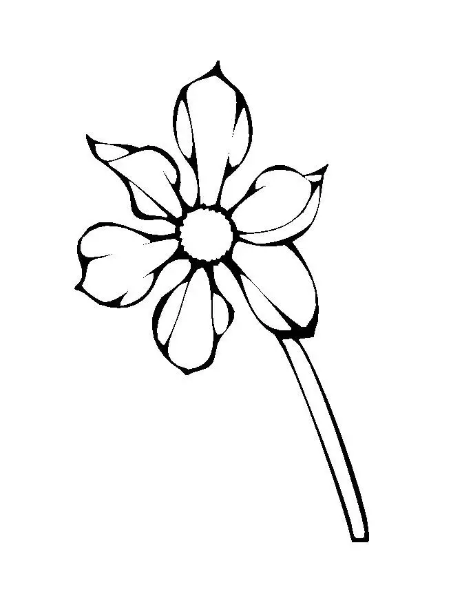 Flower Colouring Pictures 9