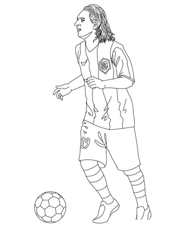 Football Colouring Pictures 1