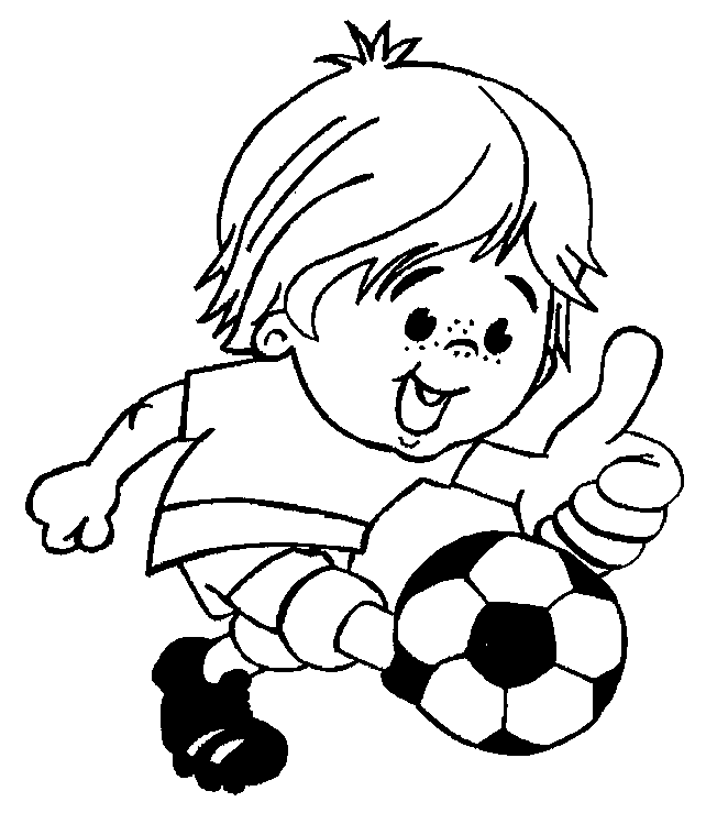 Football Colouring Pictures 10