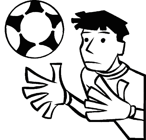 Football Colouring Pictures 4