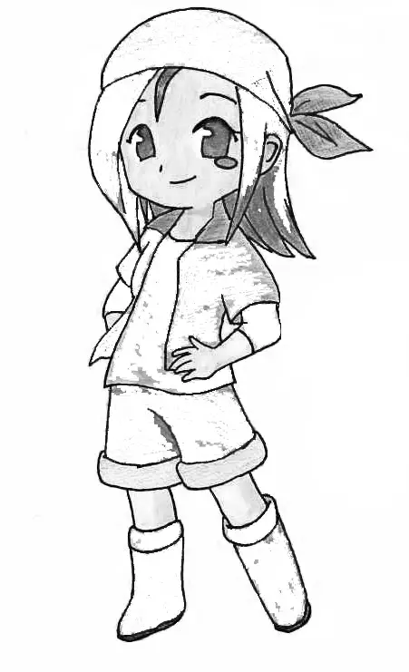 Harvest Moon Colouring Pictures 7