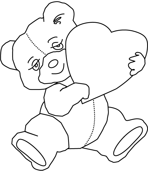 Heart Colouring Pictures 11