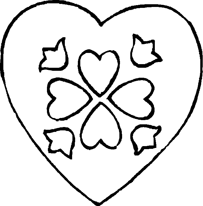 Heart Colouring Pictures 3