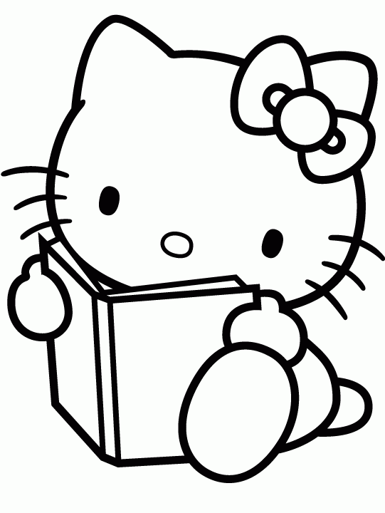 Hello Kitty Colouring Pictures 1