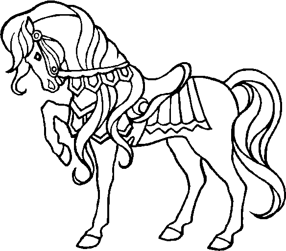 Horse Colouring Pictures 11