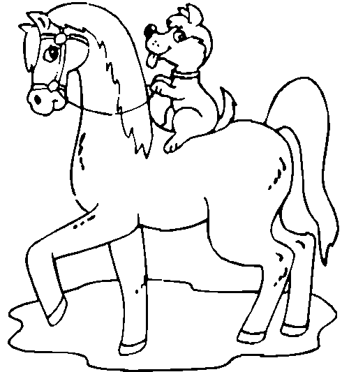 Horse Colouring Pictures 3