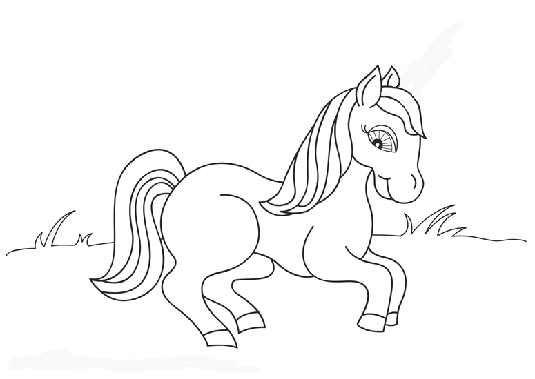 Horse Colouring Pictures 8