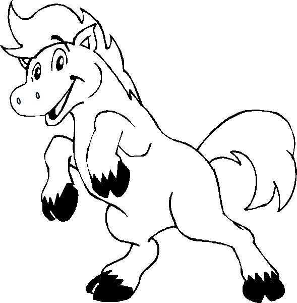 Horse Colouring Pictures 9