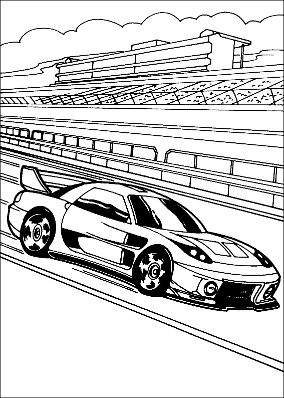 Hot Wheels Colouring Pictures 11