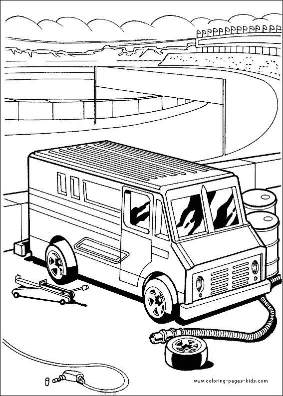 Hot Wheels Colouring Pictures 12