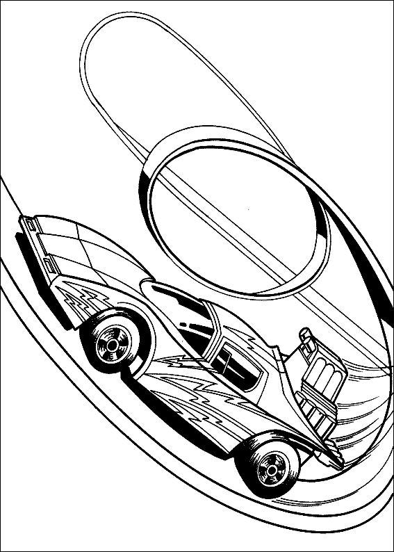Hot Wheels Colouring Pictures 4