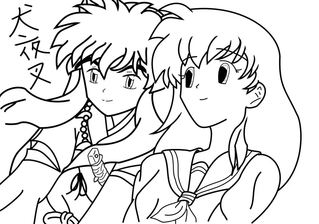 Inuyasha The Final Act Colouring Pictures 8