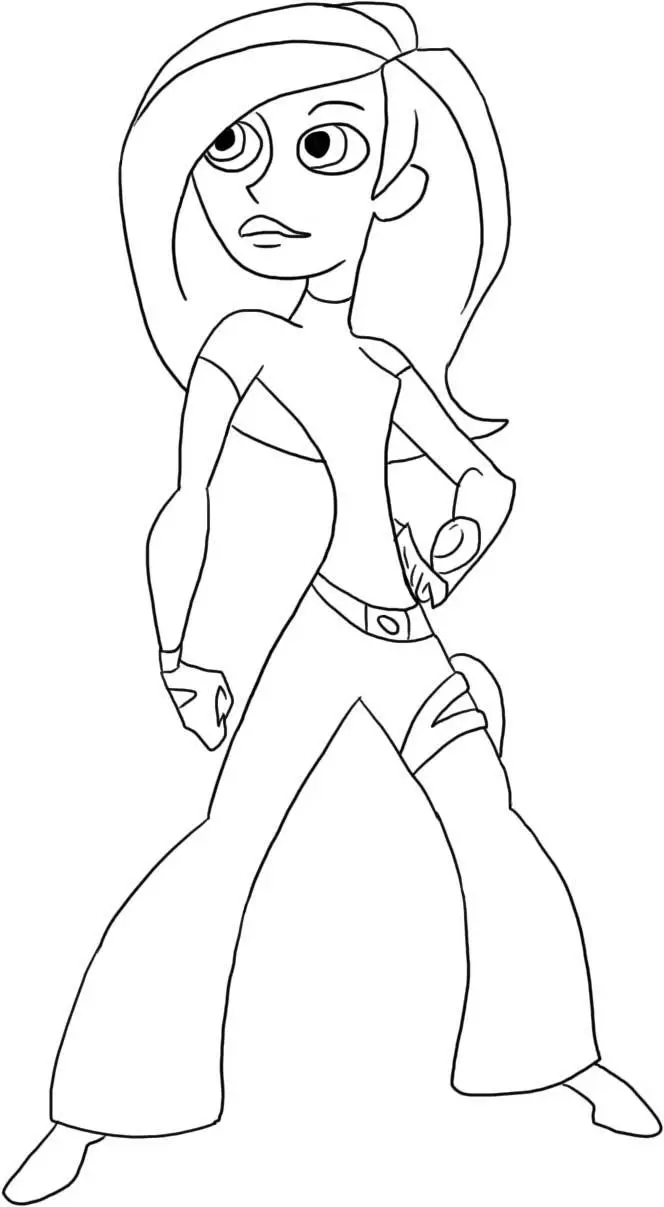 Kim Possible Colouring Pictures 1
