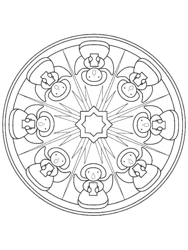 Mandala Colouring Pictures 1