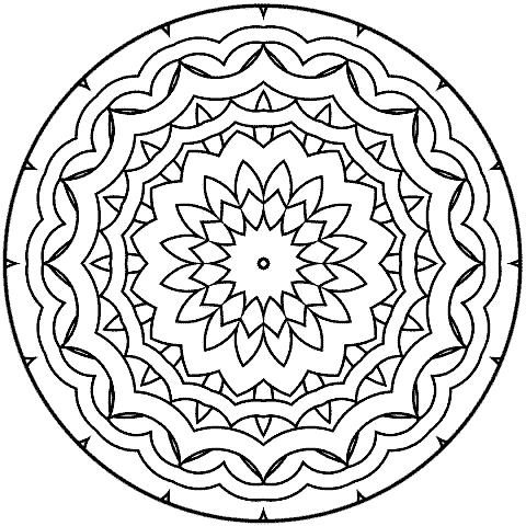Mandala Colouring Pictures 5
