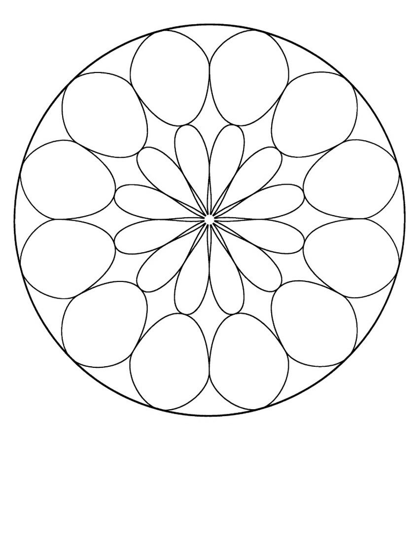 Mandala Colouring Pictures 9