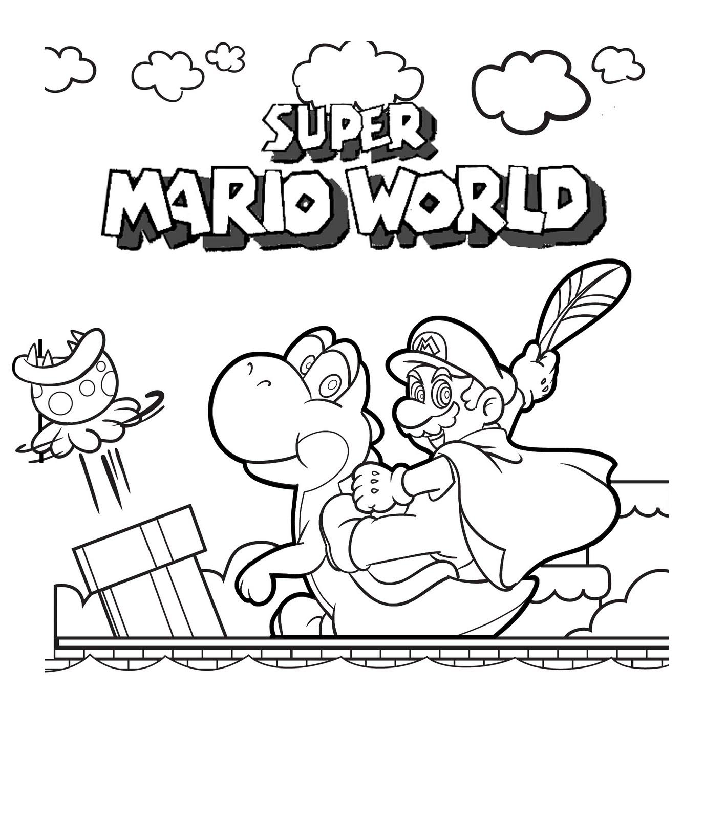 Mario Colouring Pictures 11