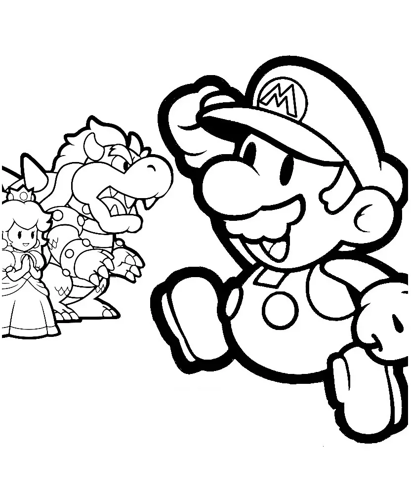 Mario Colouring Pictures 12