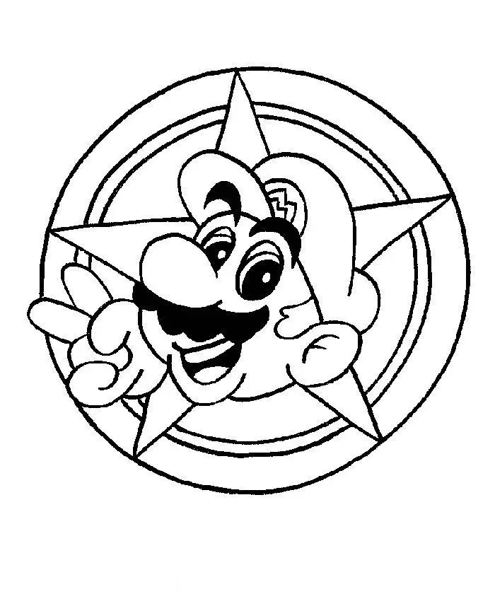 Mario Colouring Pictures 3