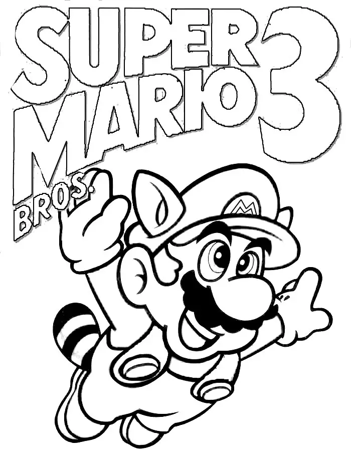 Mario Colouring Pictures 4